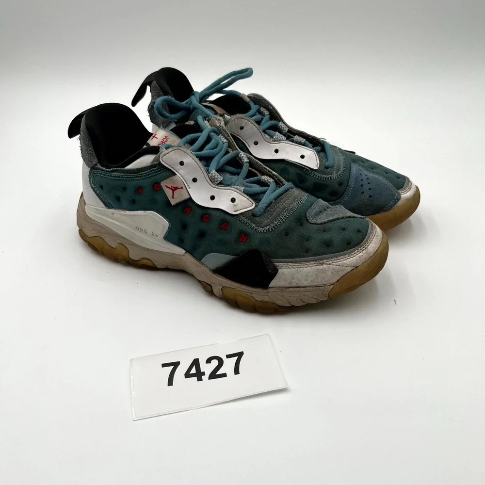 Jordan Delta 2 CV8121-400 Sneakers Mens 9 Cerulean Blue Lace Up Basketball Shoes